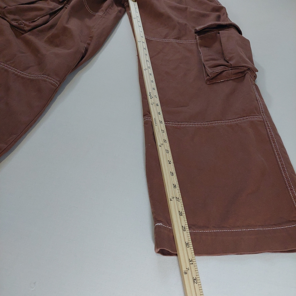 Wild Fable Women's Brown Wide Leg Cargo Pants - Picture 7 of 14